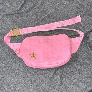 Jeffree Star Pleather Pink Fanny Pack